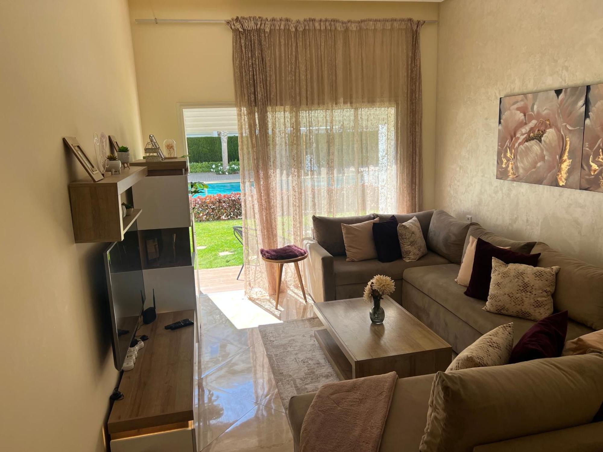 Apartamento Apparemment De Luxe Vue Piscine Bouznika Exterior foto